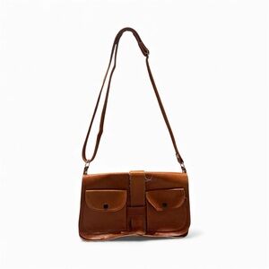 Vintage handmade leather bag
